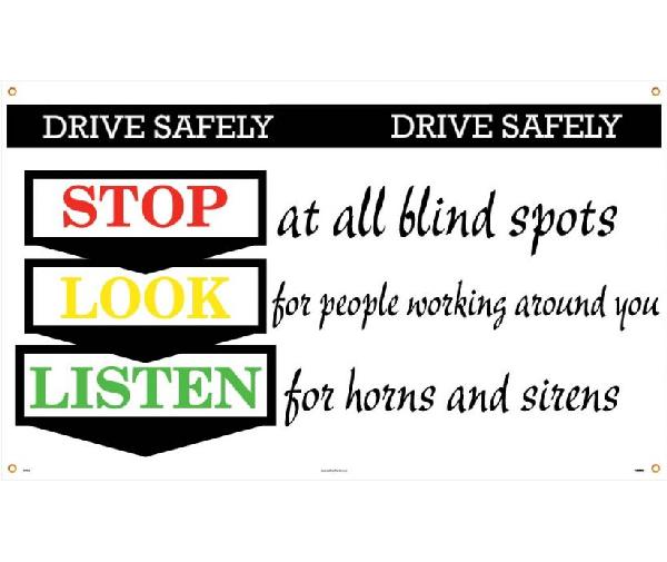 DRIVE SAFELY BANNER