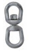 Drop Forged Steel Eye and Eye Swivels Hot Dipped Galvanized Made in USA