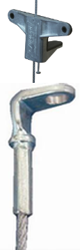 Duct Trapeze / 3/8 90° Eyelet End Fixing (EY903/8G)