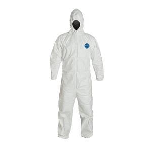 DuPont™ Tyvek® Coveralls w/ Respirator Fit Hood & Elastic Wrists & Ankles