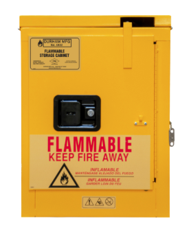 Durham MFG® Self Closing 4 Gallon 17-3/8 x 18-1/8 x 23-3/8 Flammable Storage Cabinet