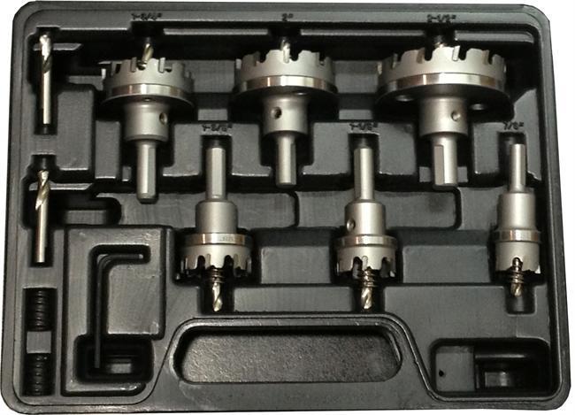 Electricians Carbide Tipped Hole Cutter Set, 3/16 Depth of Cut