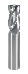End Mill, Single End, 4 Flute, Center Cutting, 1 Shank