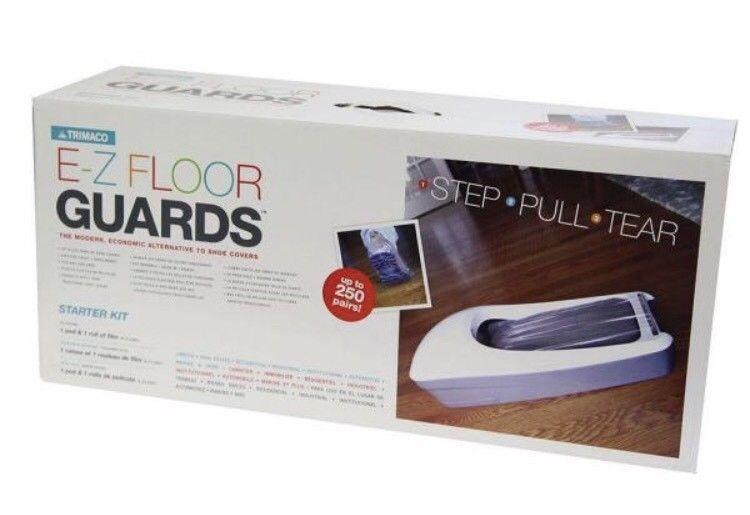 E-Z FLOOR GUARDS® FOR SHOES STARTER KIT WITH 1 POD AND 6.3 X 590' 1.38mil FILM ROLL OF 250 PAIRS