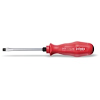 Felo 24036, 1/4 x 5 inch Slotted Screwdriver - PPC Handle with Metal Cap