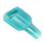 Female Fully Covered Nylon Disconnect (Push-On) Terminials BLUE 16-14 Gauge