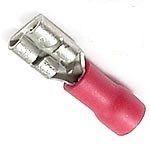 Female Vinyl Insulated Disconnect (Push-On) Terminials RED 22-18 Gauge