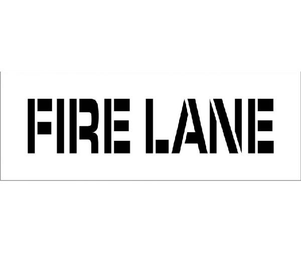 FIRE LANE PARKING LOT STENCIL