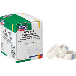 First Aid Tape, 1/2 x 5 yd, 20 Rolls/Box