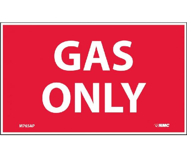 GAS ONLY HAZMAT LABEL