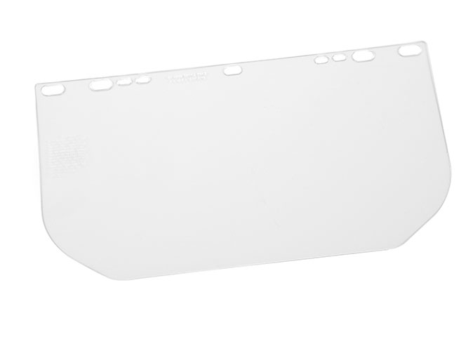 Gateway Safety 8 x 15-1/2 PETG Unbound Clear Flat Stock Visors - 10 Pack