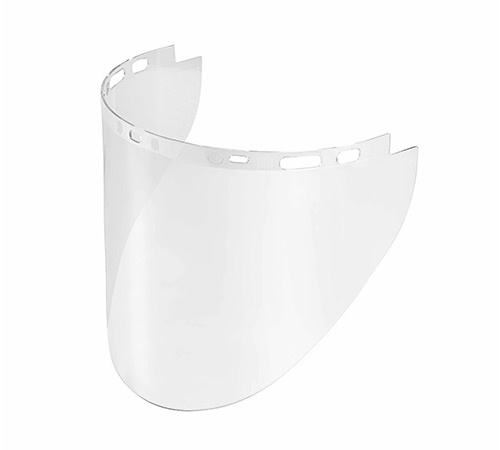 Gateway Safety 9-3/4 x 20 Tapered Clear Molded Visors - 10 Pack