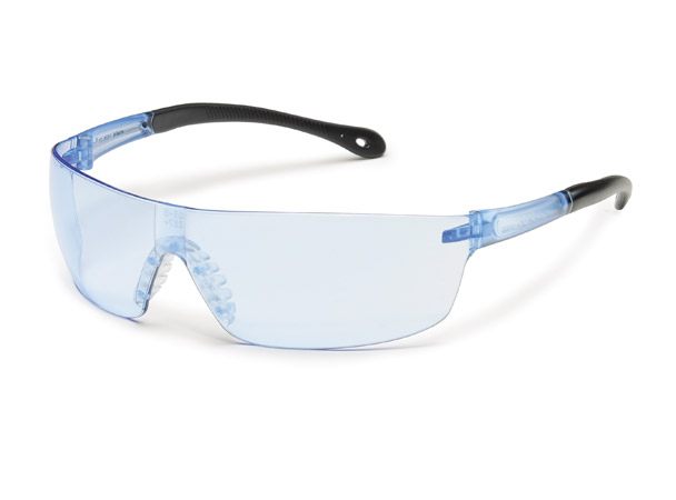 Gateway Safety StarLite® Squared Pacific Blue Lens & Temple Safety Glasses - 10 Pack