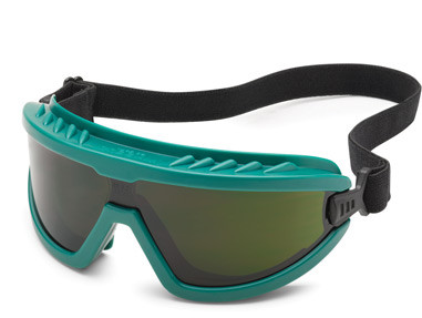 Gateway Safety Wheelz® Soft Green Frame 5.0 IR Filter Shade Safety Goggles - 10 Pack