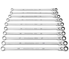 GearWrench 10pc. Metric XL Ratcheting Flex Head Wrench Set
