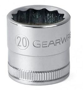GearWrench 1/2 Drive 12 Point SAE Standard 1 Socket
