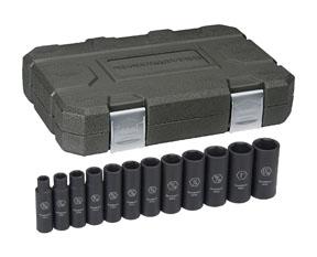 GearWrench 1/2 Drive 12pc. 6 Point SAE Deep Impact Socket Set