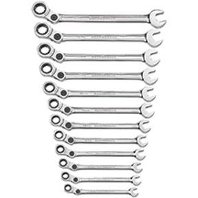 GearWrench 12pc. Metric Indexing Combination Ratcheting Wrench Set