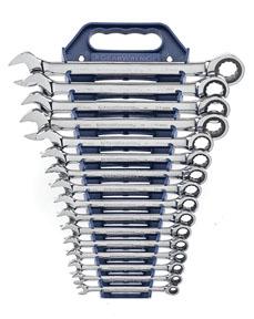 GearWrench 16pc. Metric Combination Ratcheting Wrench Set