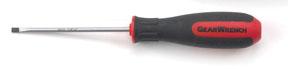 GearWrench 1/8 x 3 Slotted Screwdriver With Cabinet Tip