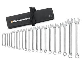 GearWrench 22pc. Metric Long Pattern Non-Ratcheting Combination Wrench Set