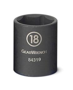 GearWrench 3/8 Drive 18mm Standard Impact Socket