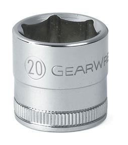 GearWrench 3/8 Drive 6 Point Standard Metric 20mm Socket