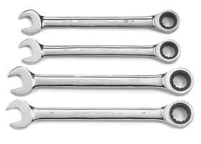 GearWrench 4pc. Jumbo SAE Combination Ratcheting Wrench Set