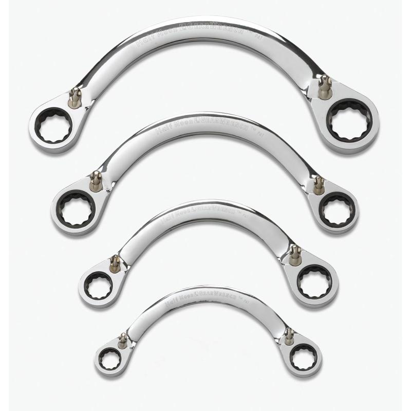 GearWrench 4pc. SAE Ratcheting Half Moon Wrench Set