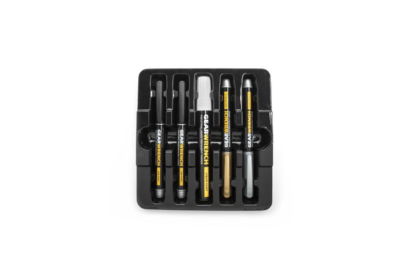 GearWrench 5pc. Mixed Permanent Marker Set