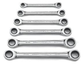 GearWrench 6pc. Metric Double Box Ratcheting Wrench Set