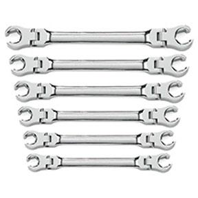 GearWrench 6pc. Metric Flex Flare Nut Wrench Set
