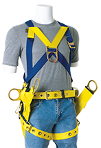 Gemtor 2015 Safety Harness For tower erection & maintenance front D-ring and tongue buckle leg straps