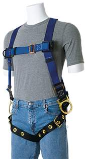 Gemtor VP104 Full-Body Harness with Hip D-rings & Tongue Buckles