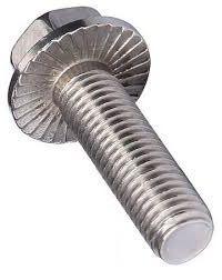 Grade 5 with Head Markings Zinc Plated Serrated Hex Washer Flange Screws