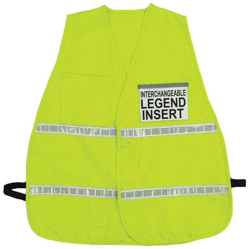 Incident Command Vest 1 Reflective Stripe / Yellow-Lime