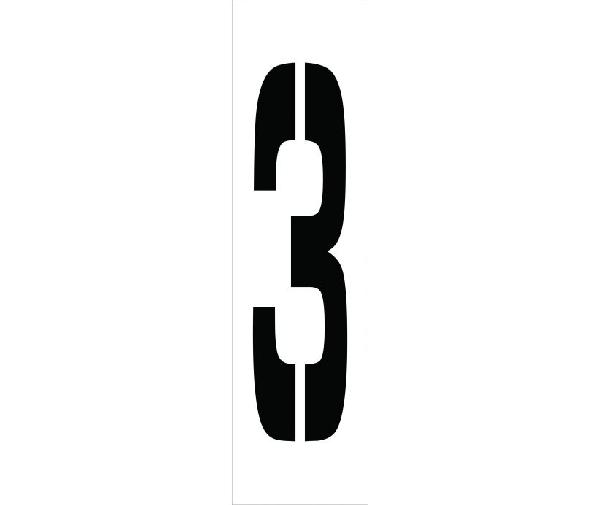 INDIVIDUAL CHARACTER STENCIL 36 NUMBER SET