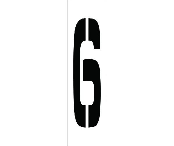 INDIVIDUAL CHARACTER STENCIL 36 NUMBER SET
