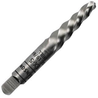 Irwin EX-1 #1 Spiral Flute Screw Extractor - Bulk