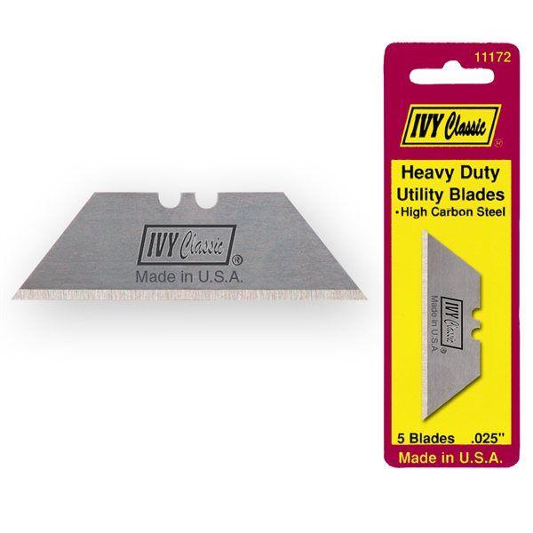 Ivy Classic 11172 5 Pack Heavy Duty Utility Blades