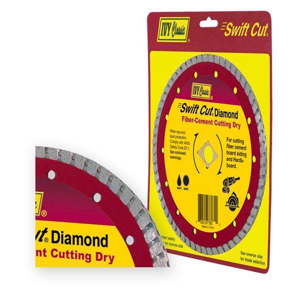 Ivy Classic 38074 7 Fiber-Cement Diamond Saw Blades Swift Cut™