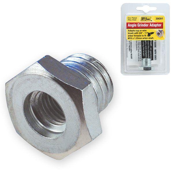 Ivy Classic 39091 Angle Grinder Adapter 5/8-11 M10x1.25mm