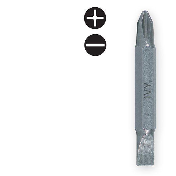 Ivy Classic 45274 Phillips #1 x Slotted #6-8 2 Double End Insert Bit