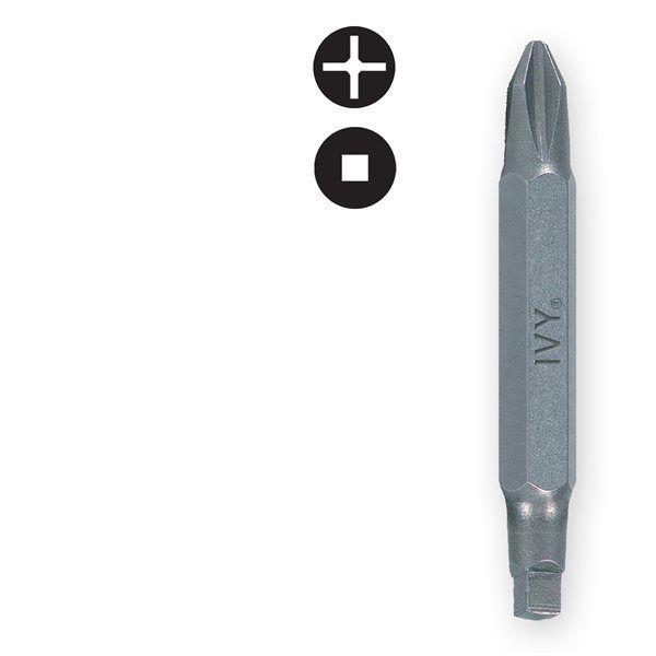 Ivy Classic 45278 Phillips #2 x Square #2 2 Double End Insert Bit