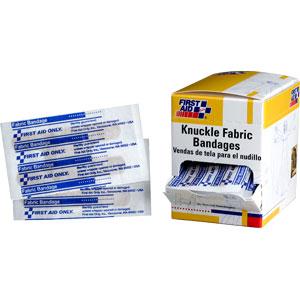 Knuckle Fabric Bandages, 1 1/2 x 3, 100/Box