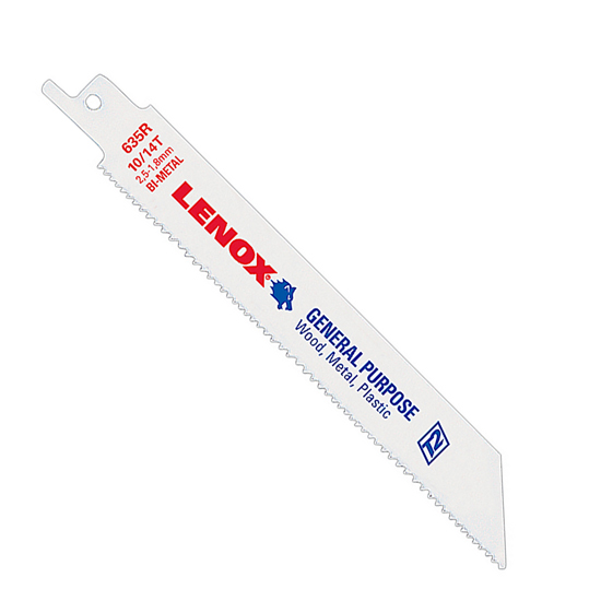 Lenox 110R Bi-Metal General Purpose Reciprocating Saw Blade, Pack of 25