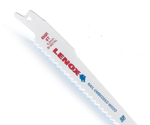 Lenox 156R Wood Bi-Metal Reciprocating Saw Blade, Pack of 5