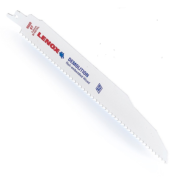 Lenox 6066R Bi-Metal Demolition Reciprocating Saw Blade Pack of 25