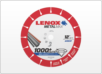 Lenox MetalMax Cut-Off Wheel: For Gas Saw