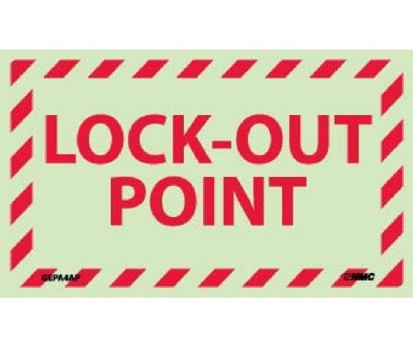 LOCK-OUT POINT LABEL